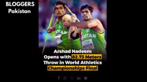 Arshad Nadeem throws