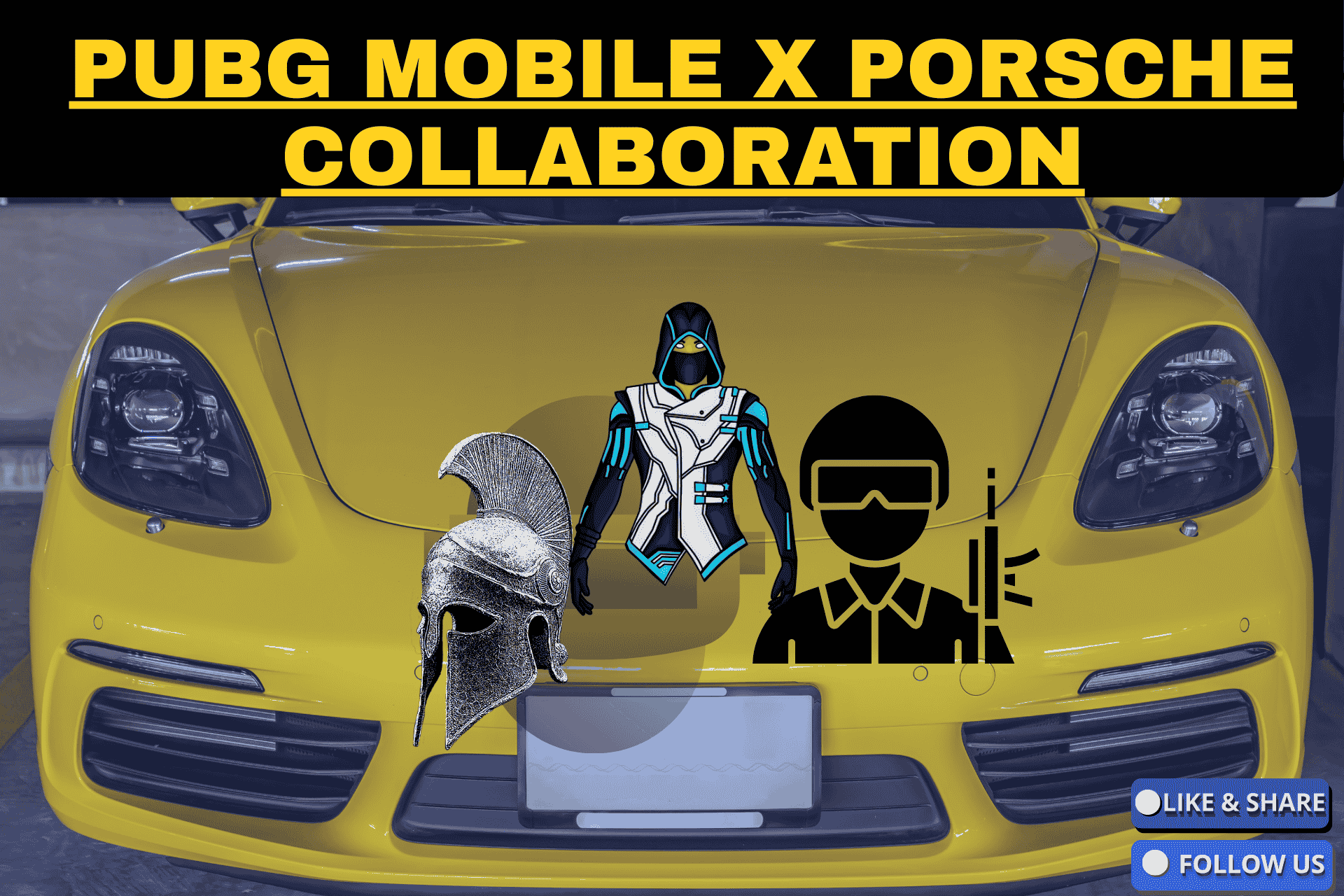 PUBG Mobile x Porsche Collaboration